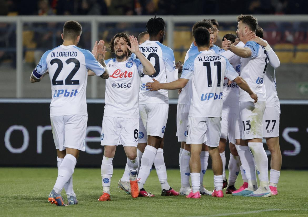 Napoli vs Lecce, Serie A. Foto: Reuters 