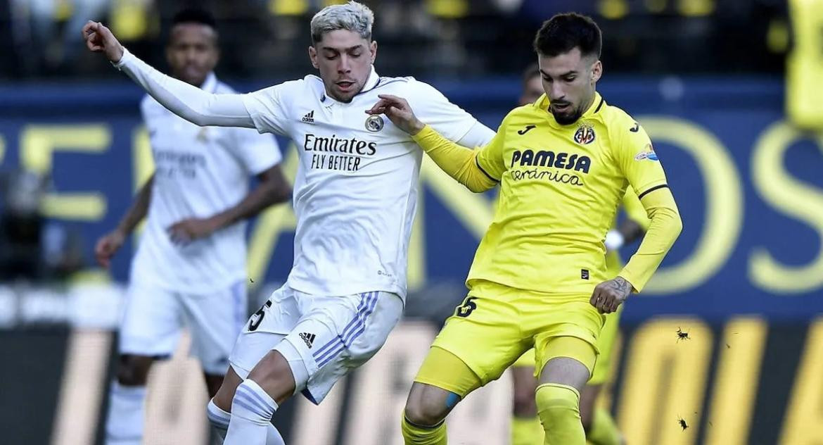 Fede Valverde, Real Madrid vs Villareal. Foto: EFE