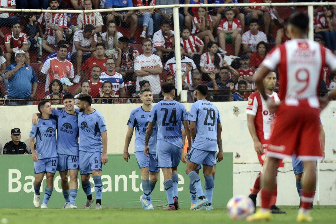 Belgrano goleó a Unión. Foto: Télam