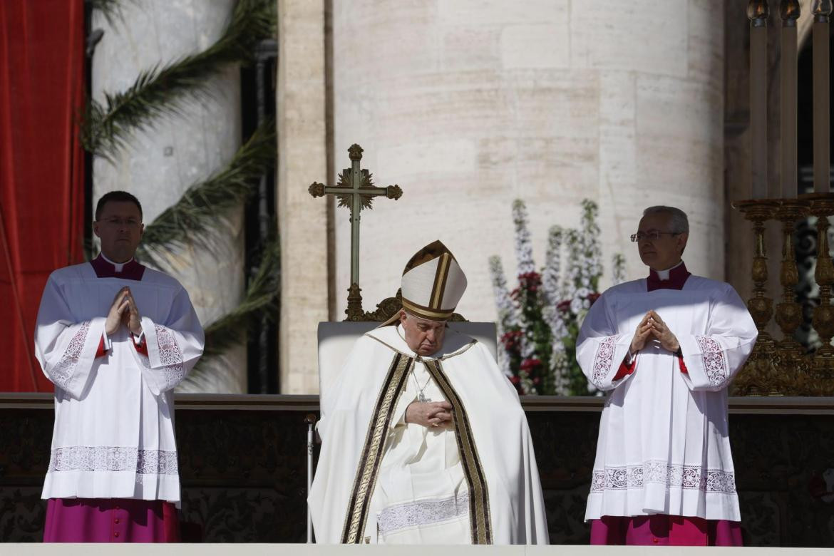 El Papa Francisco en la Misa de Pascua 2023. EFE