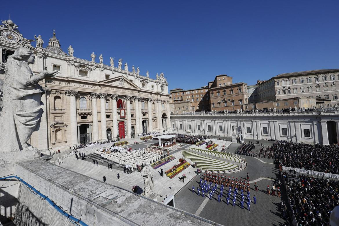 El Papa Francisco en la Misa de Pascua 2023. EFE