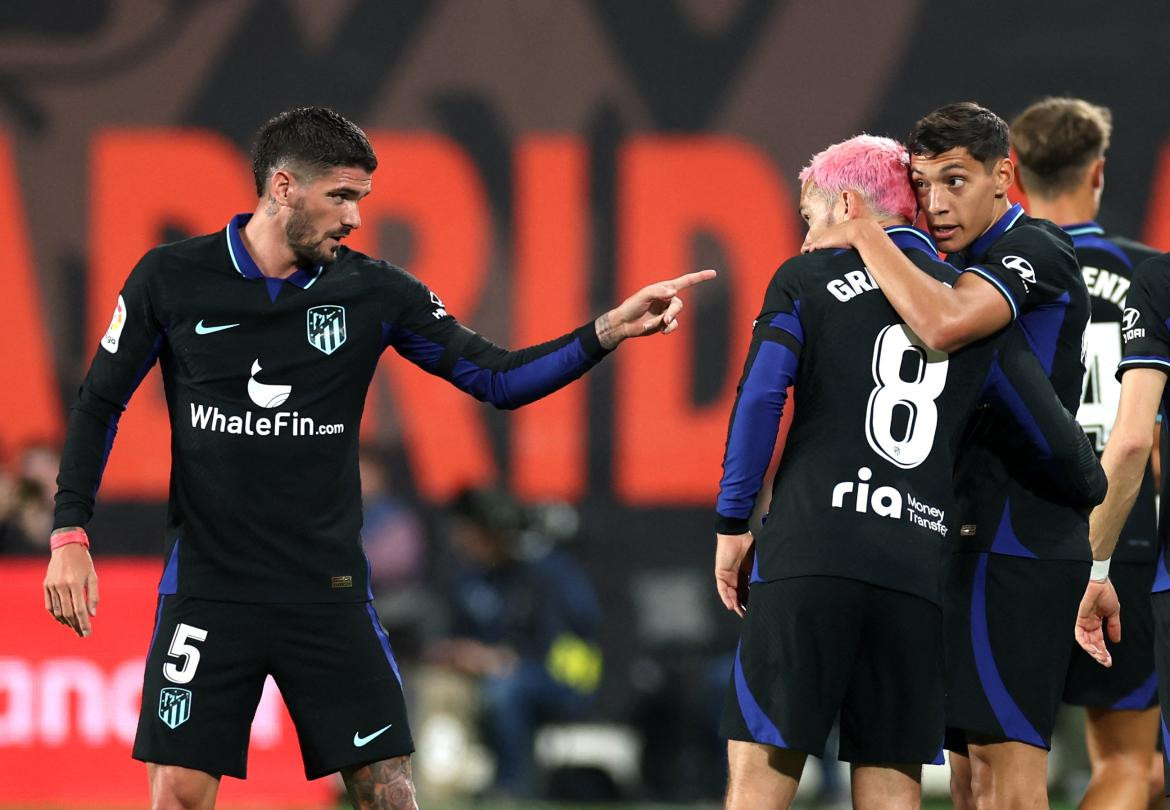 Rodrigo De Paul; Rayo Vallecano vs. Atlético de Madrid. Foto: Reuters.