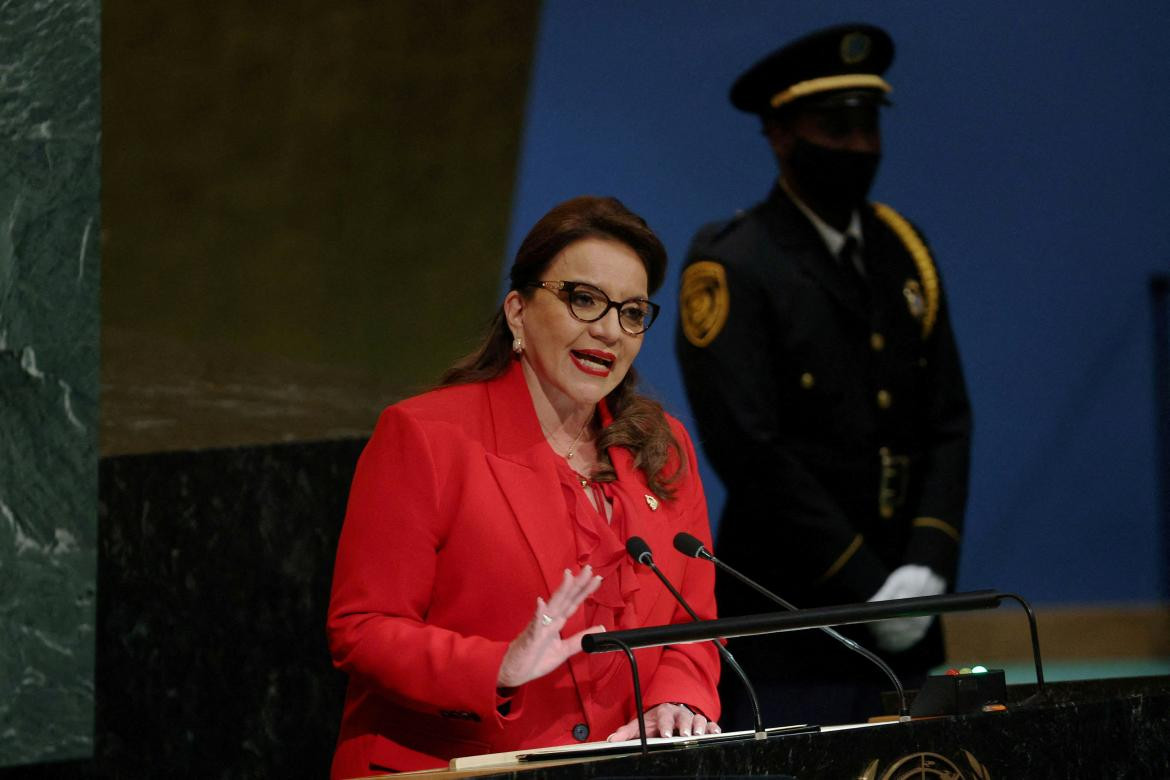 Xiomara Castro, presidenta de Honduras. Foto: Reuters