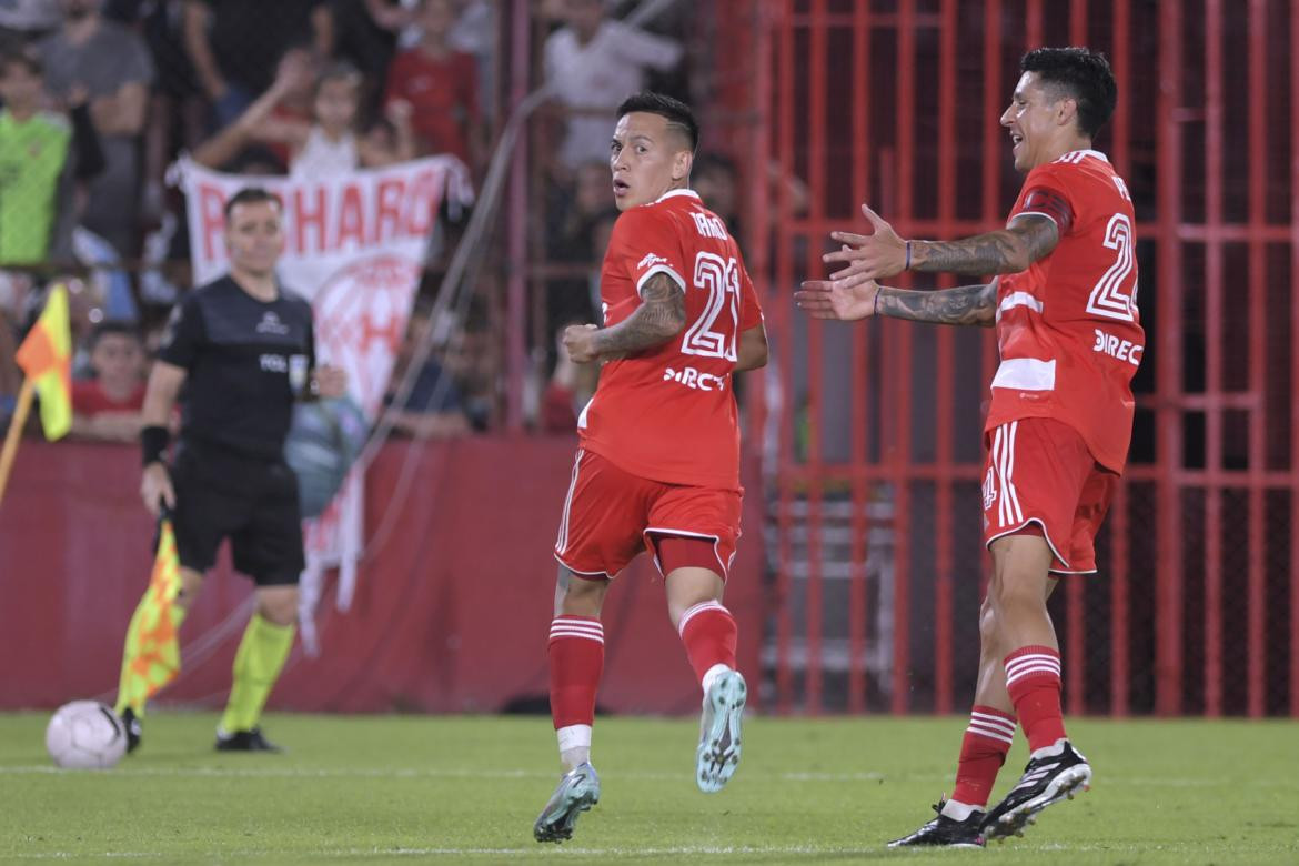 Esequiel Barco; Huracán vs. River Plate. Foto: Télam.