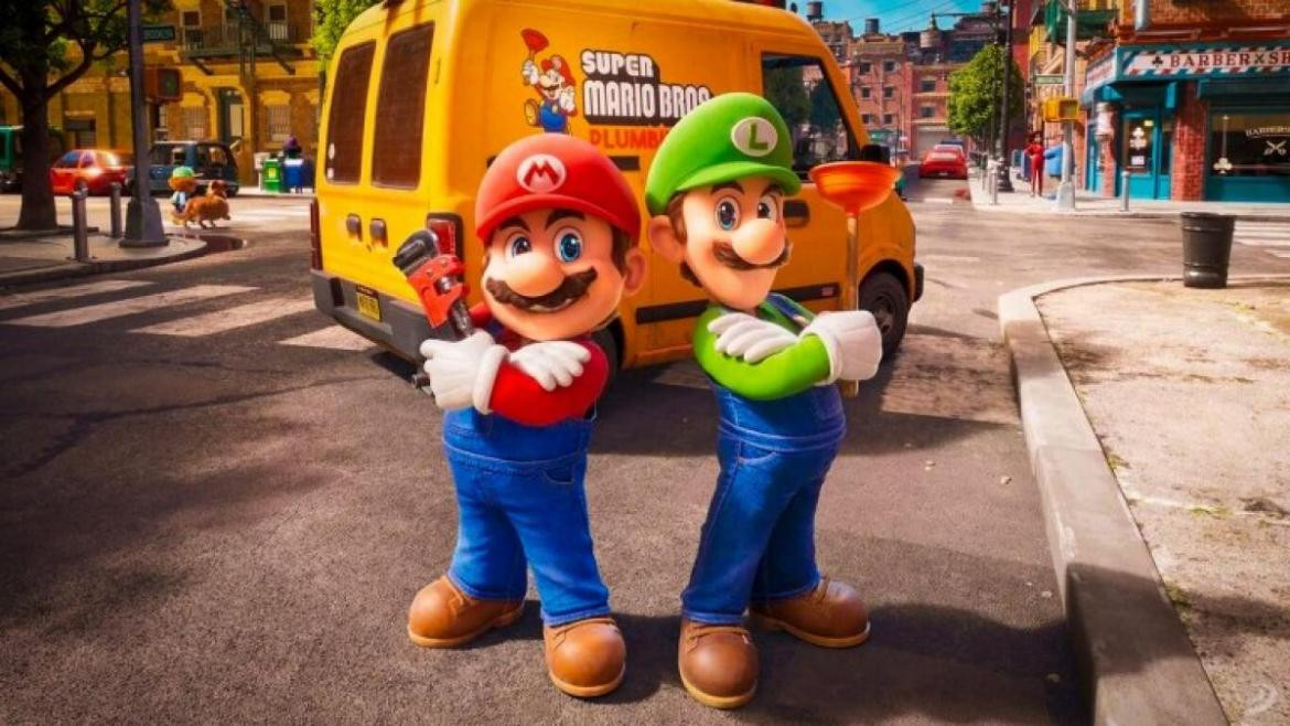 Película de Mario Bros. Foto: NA.