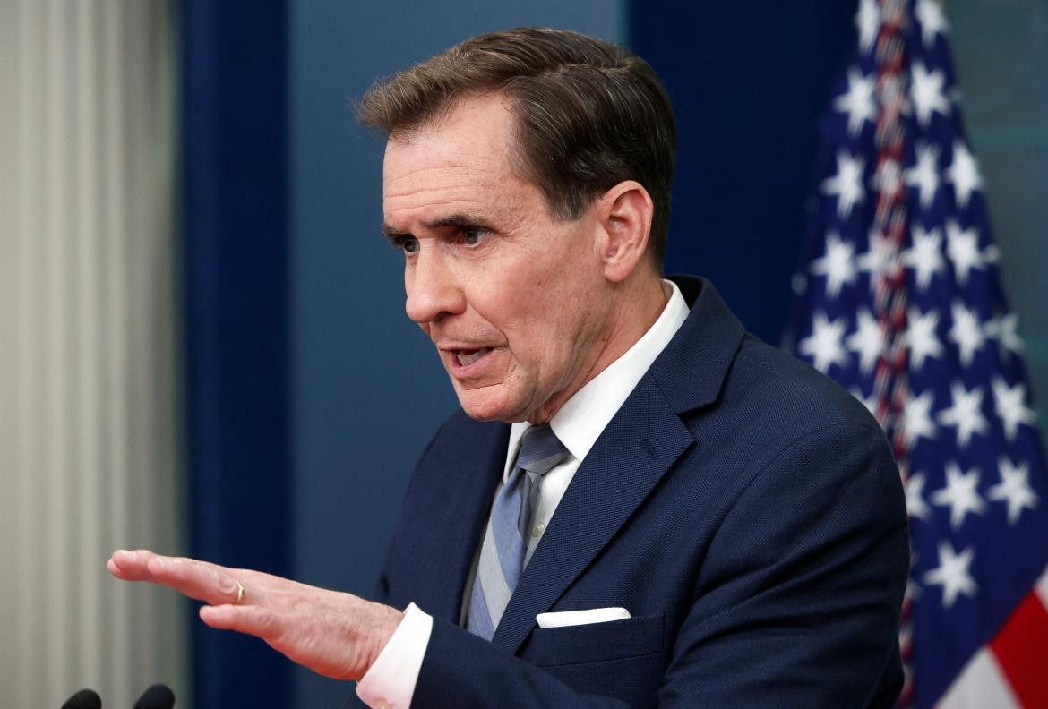 John Kirby, portavoz de la Casa Blanca. Foto: Reuters. 