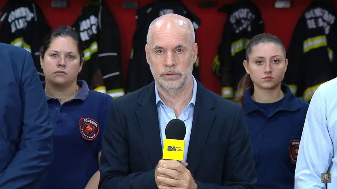 Horacio Rodríguez Larreta, jefe de Gobierno de CABA, foto captura de video