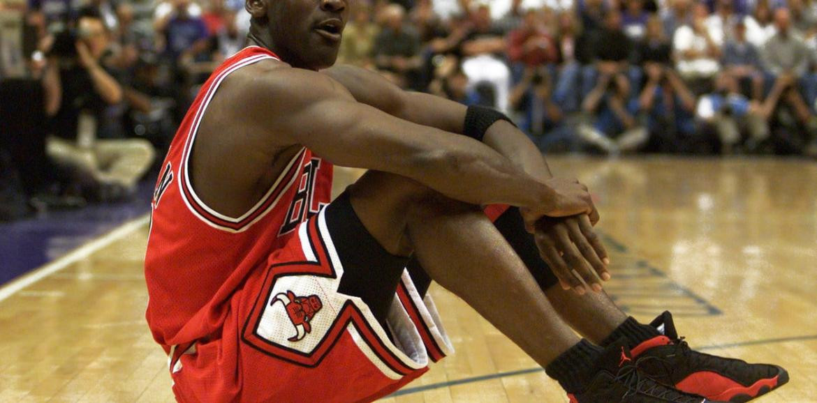Michael Jordan en las finales de la NBA 1998. Foto: REUTERS.