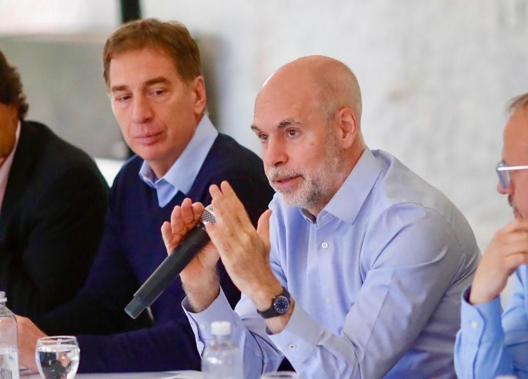 Diego Santilli y Horacio Rodríguez Larreta, NA