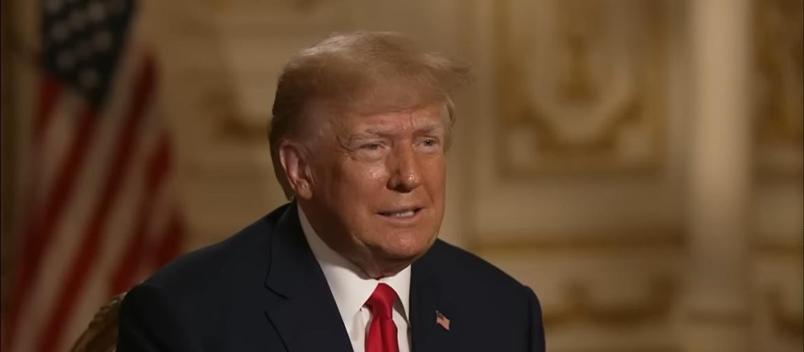 Donald Trump, entrevistado por Fox News. Foto: Captura Fox News.