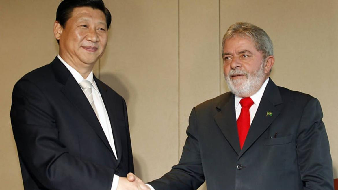 Xi Jinping y Lula da Silva en su última reunión. Foto: Archivo.