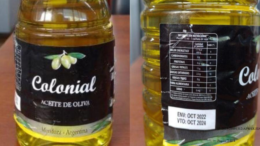 ANMAT prohibió un aceite de oliva. Foto: Perfil.