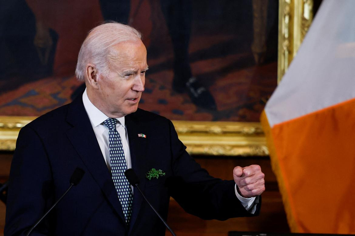 Joe Biden protagonizó otro de sus lapsus. Foto: Reuters