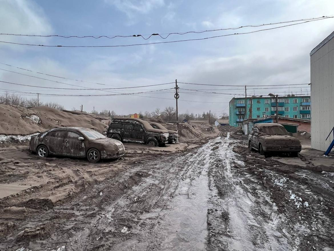 Así quedó Kamchatcka tras la erupción del volcán Shivéluch. Foto: Reuters