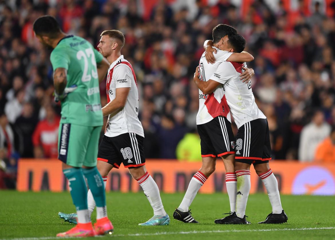 Rodrigo Aliendro; River Plate vs. Gimnasia y Esgrima La Plata. Foto: Télam.