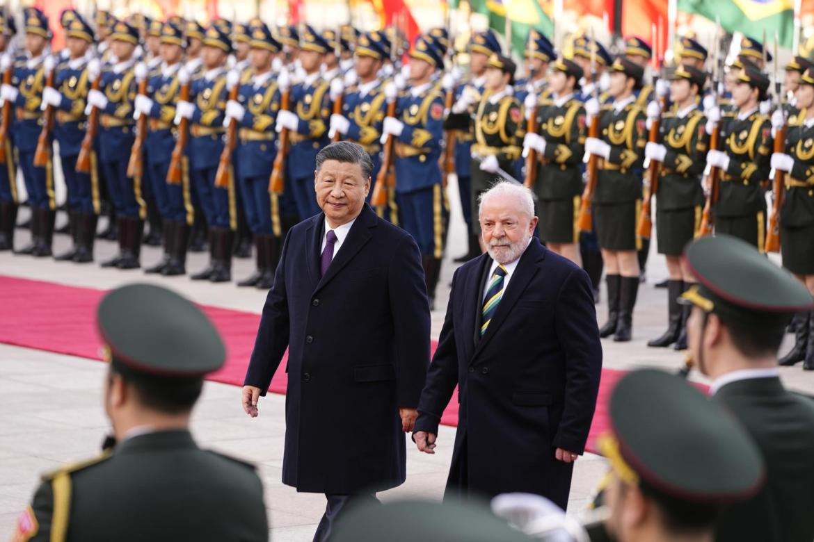 Lula da Silva y Xi Jinping. Foto: EFE.