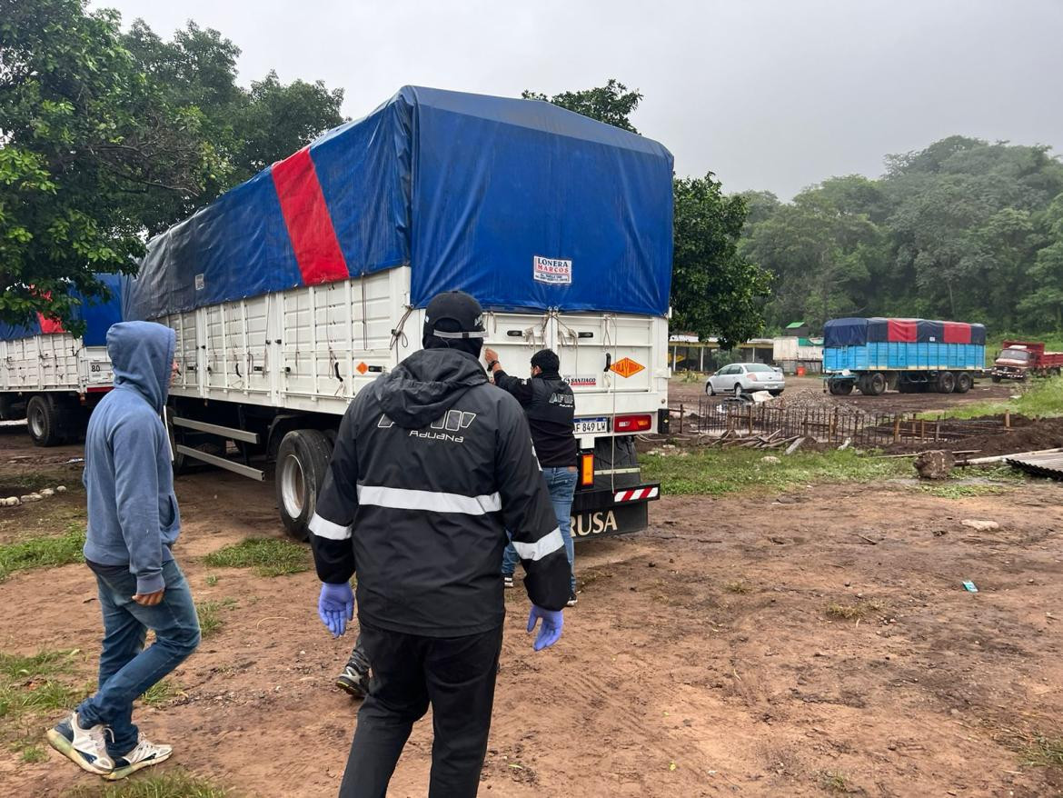 Allanmiento de Aduana en el norte del país. Foto: Prensa