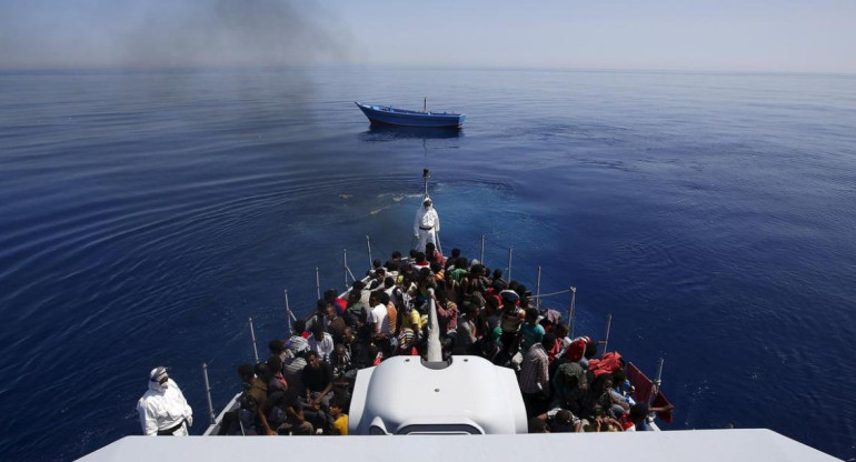 Inmigración ilegal en Italia. Foto: Reuters