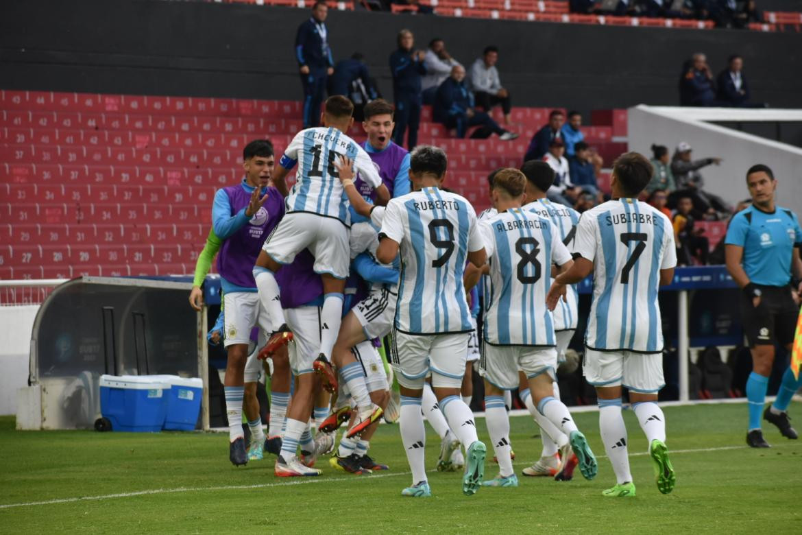 Selección Argentina Sub 17 vs. Venezuela. Foto: Twitter @Argentina.