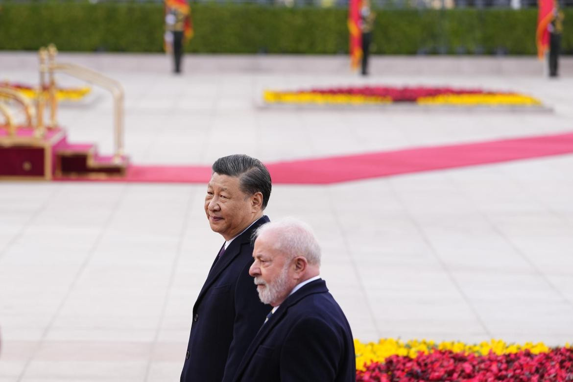 Reunión del presidente de Brasil y el de China