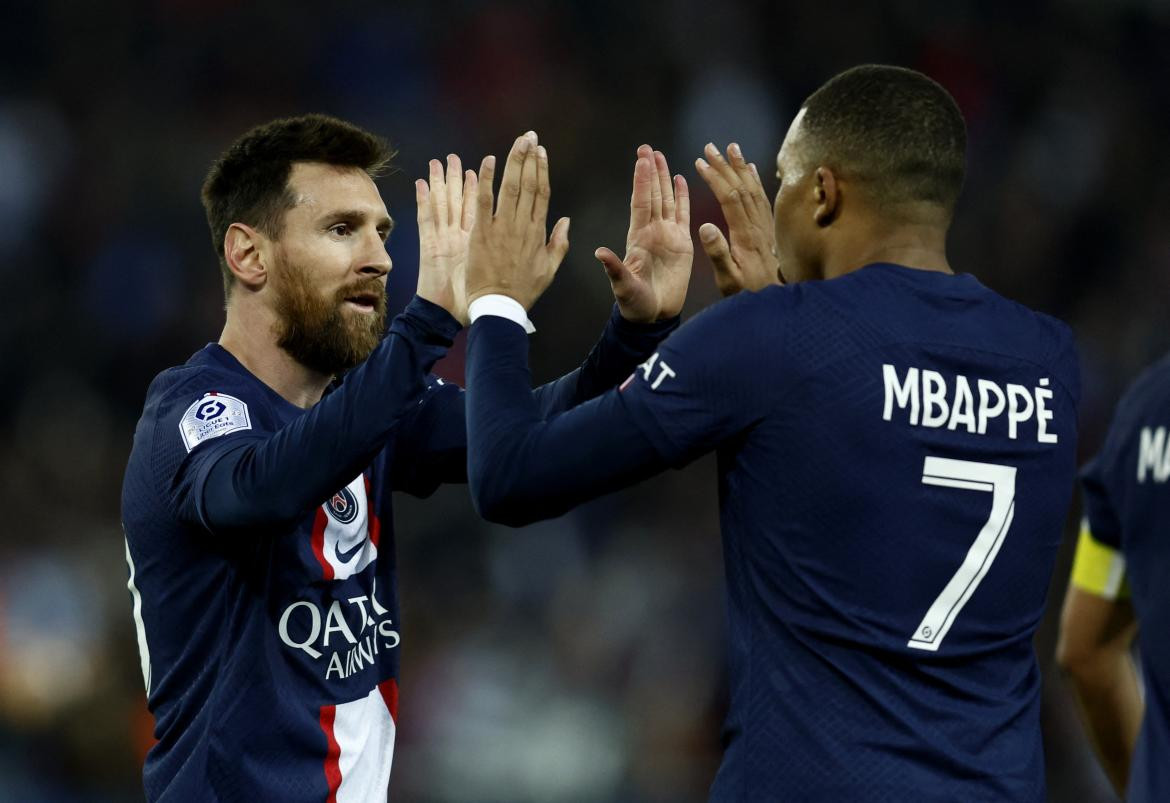 Lionel Messi, PSG vs Lens. Foto: Reuters