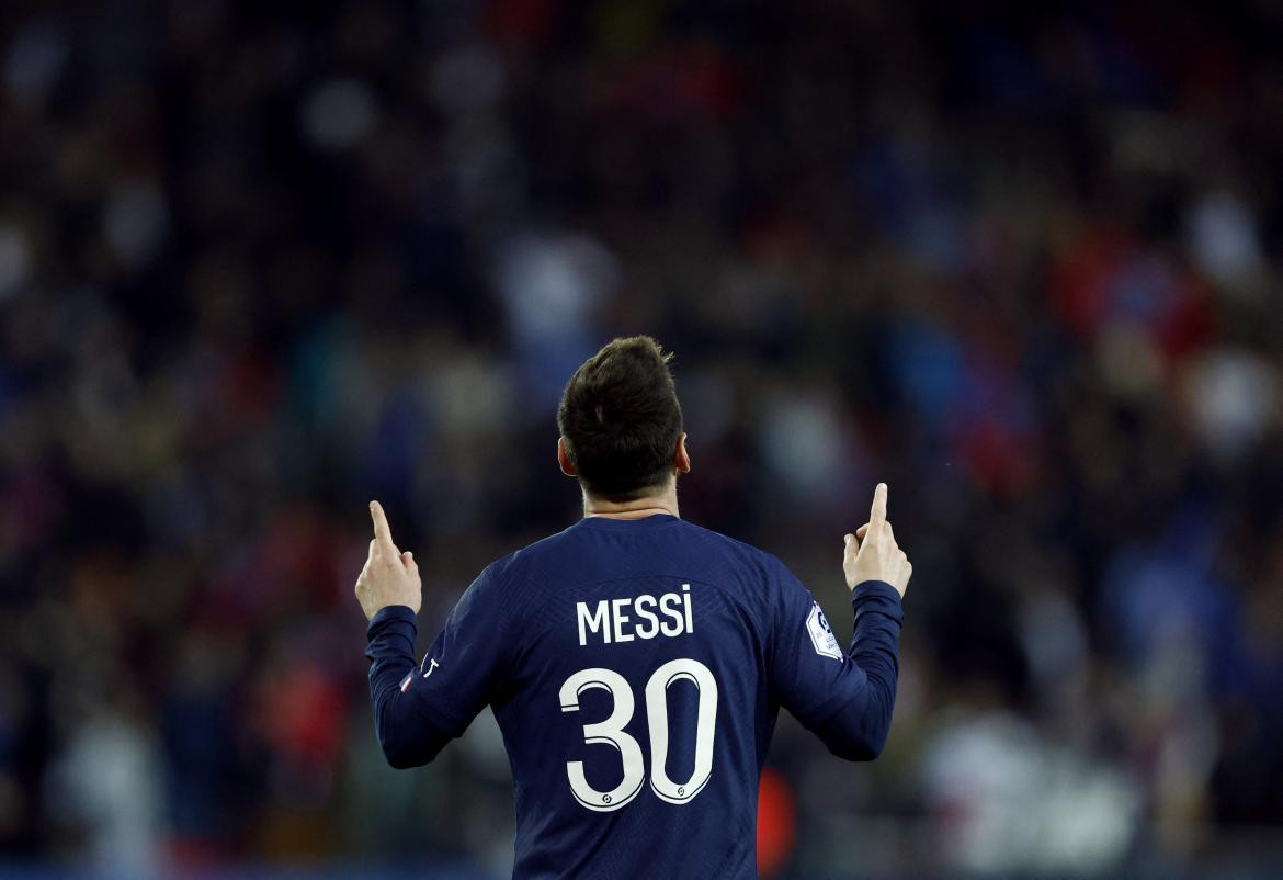 Lionel Messi, PSG vs Lens. Foto: Reuters