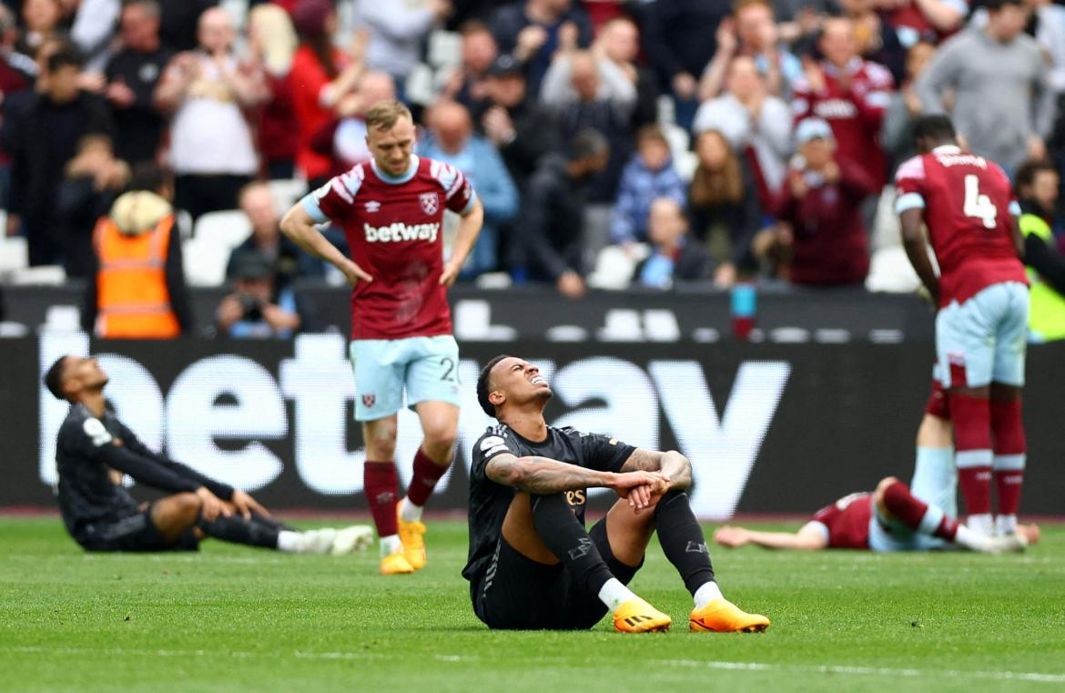 West Ham United vs. Arsenal. Foto: Reuters.