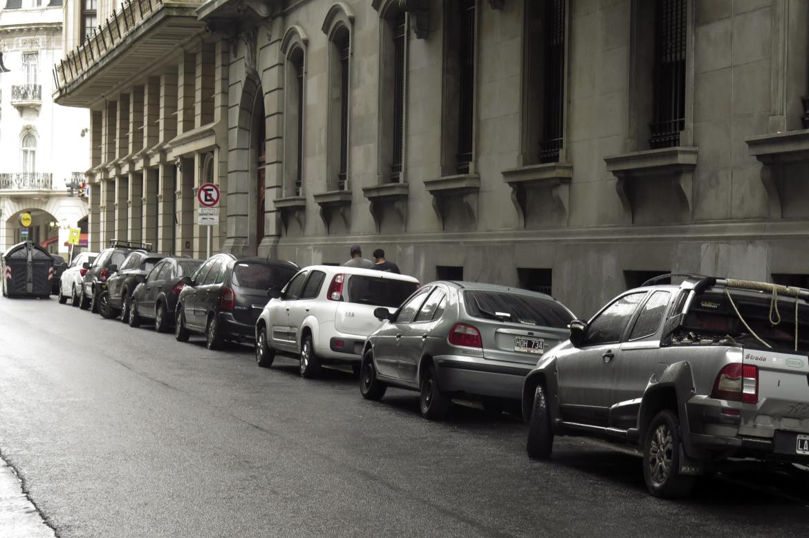 Estacionamiento, tránsito, CABA, Foto NA