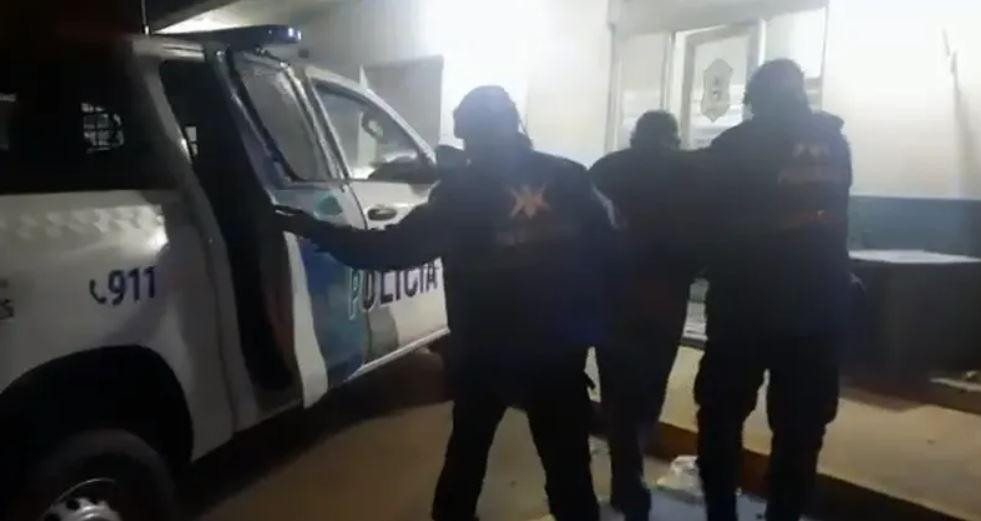 El hombre detenido por querer abusar sexualmente de su expareja. Foto: Ahora Mar del Plata.