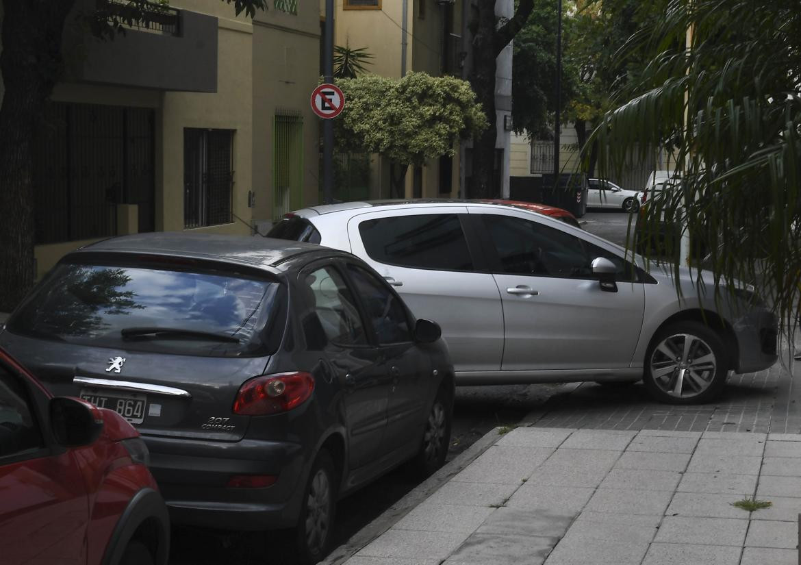 Estacionamiento en la Ciudad de Buenos Aires. Foto: Télam