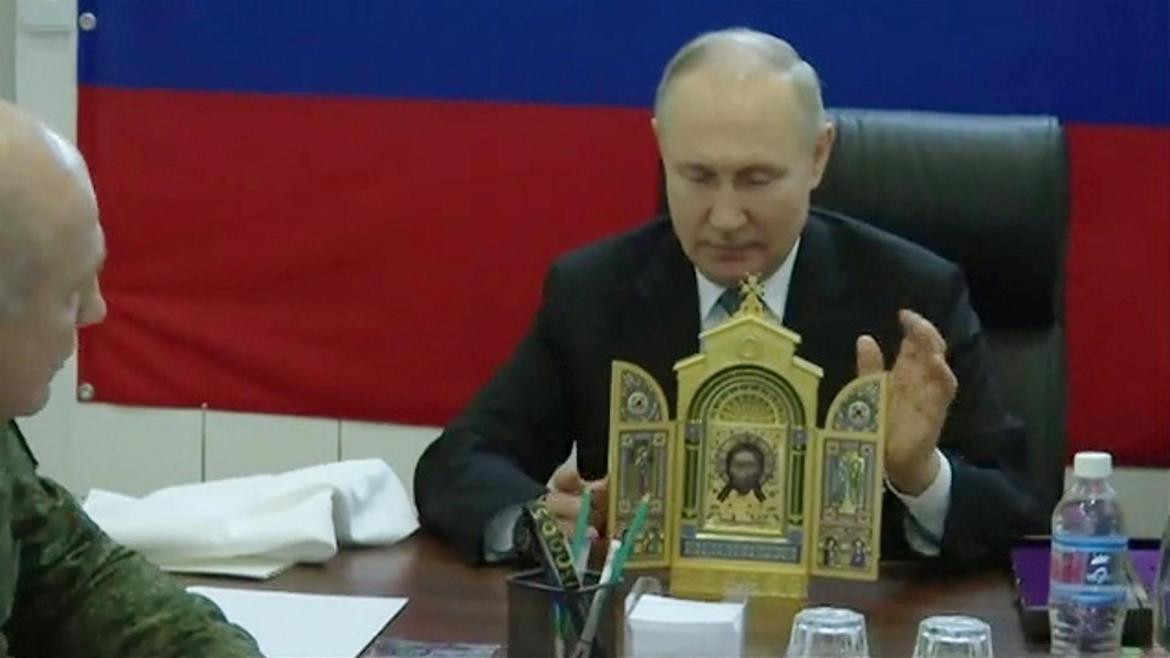 Putin felicita a tropas rusas por pascuta ortodoxa. Foto: EFE.