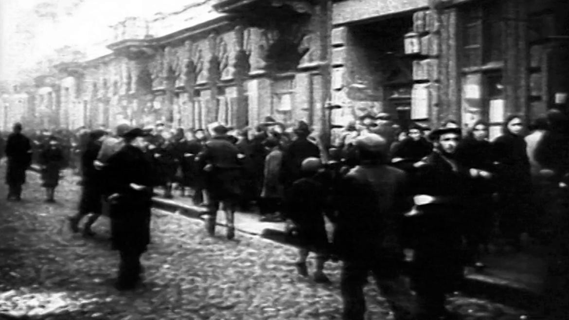 Levantamiento del gueto de Varsovia. Foto: Bundesarchiv.