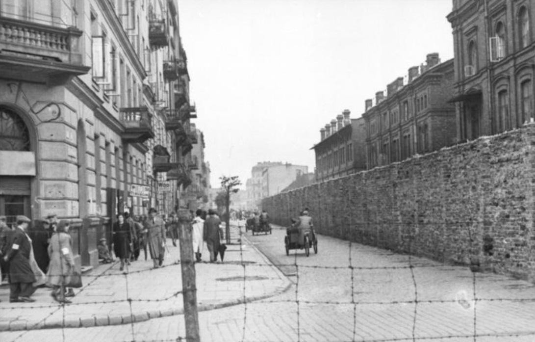 Levantamiento del gueto de Varsovia. Foto: Bundesarchiv.	