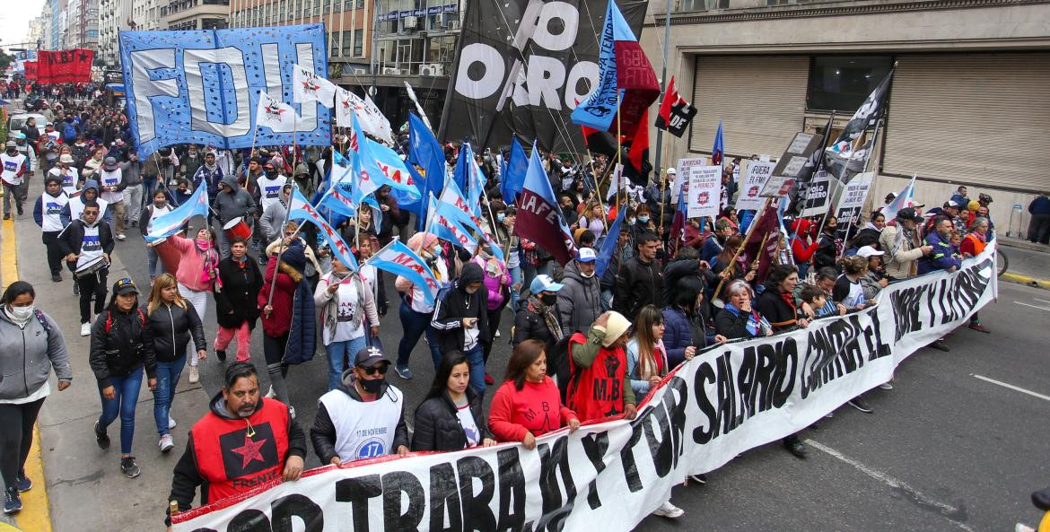 Marcha piquetera, organizaciones sociales, movimientos socailes, Unidad Piquetera, NA