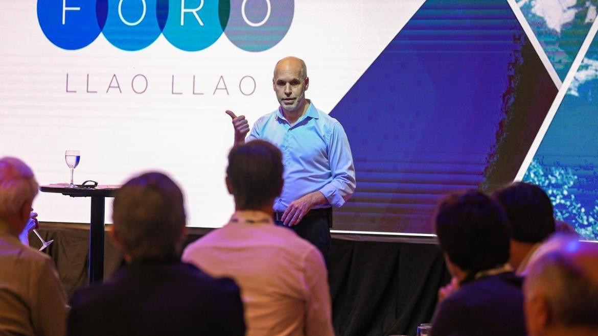 Horacio Rodríguez Larreta, jefe de Gobierno de CABA, Foro Llao Llao, foto: Foro Llao Llao