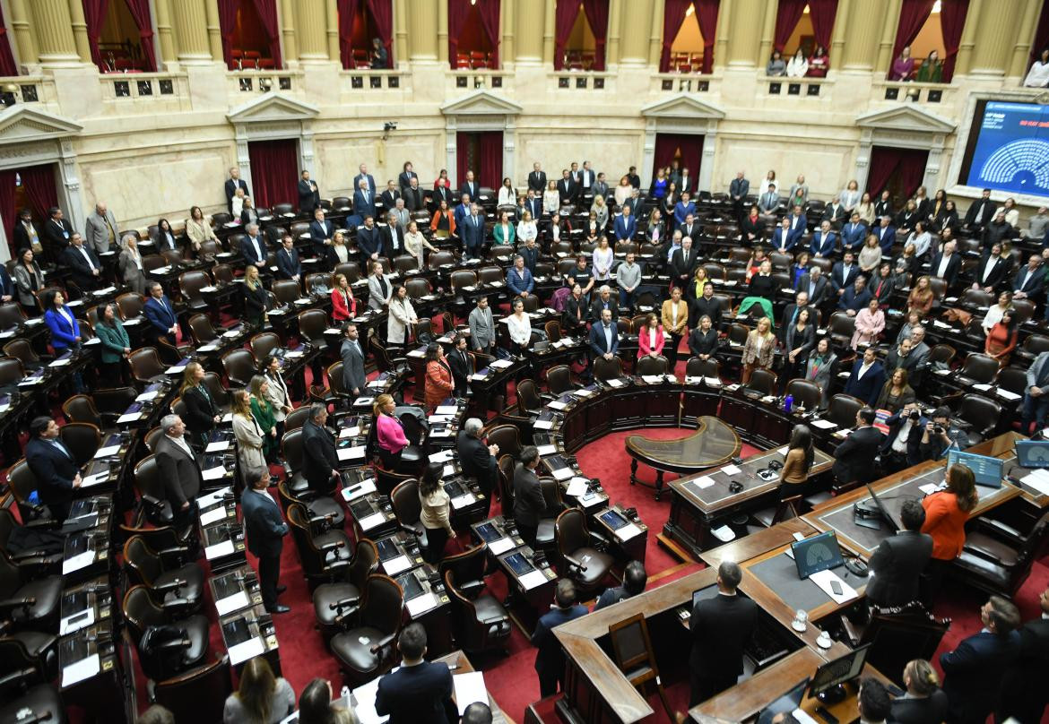 Debate en la Cámara de Diputados. Foto: NA.