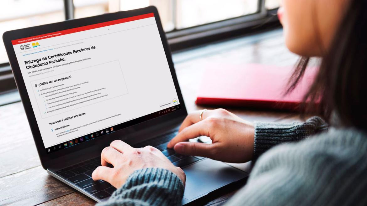 Trámites virtuales en la Ciudad de Buenos Aires. 