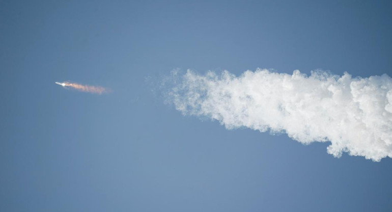 El cohete Starship de SpaceX. Foto: Reuters.