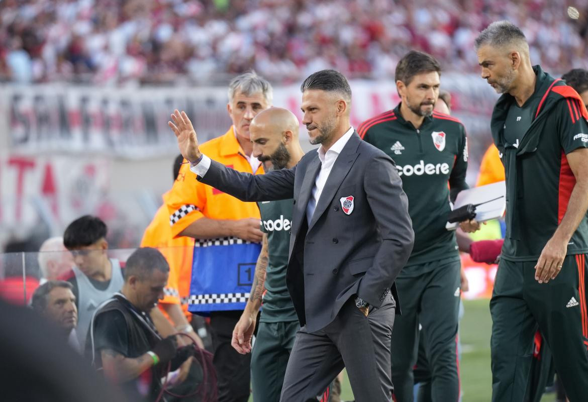 Martín Demichelis; River Plate. Foto: NA.