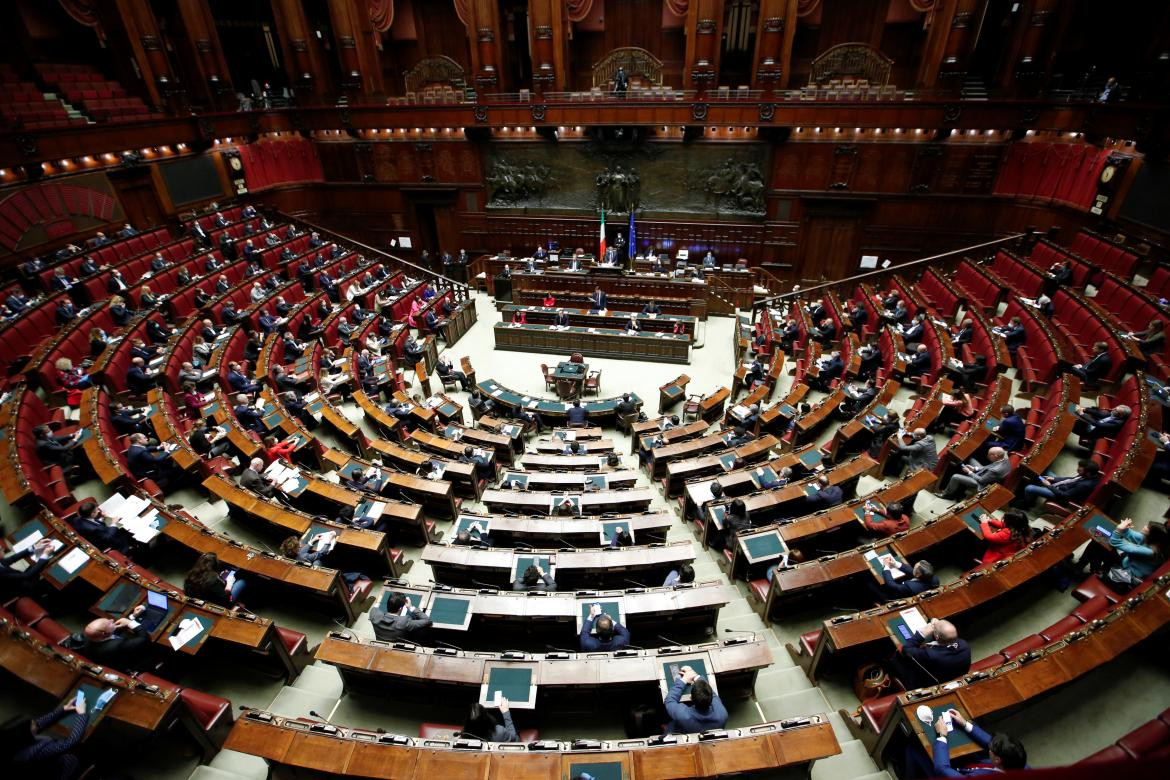 Cámara de Diputados italiana. Foto: Reuters
