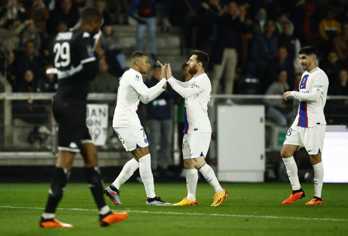 Angers vs. PSG. Foto: Reuters.