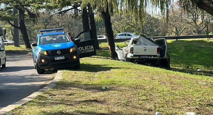 Accidente de tránsito en Villa Lugano. Foto: @CtralDeNoticias.