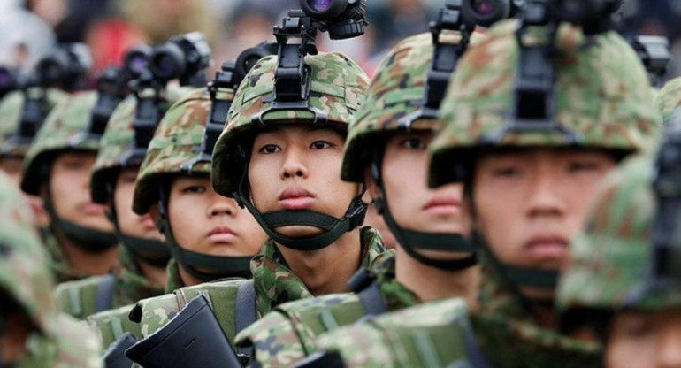 Fuerzas armadas de Japón. Foto: Reuters
