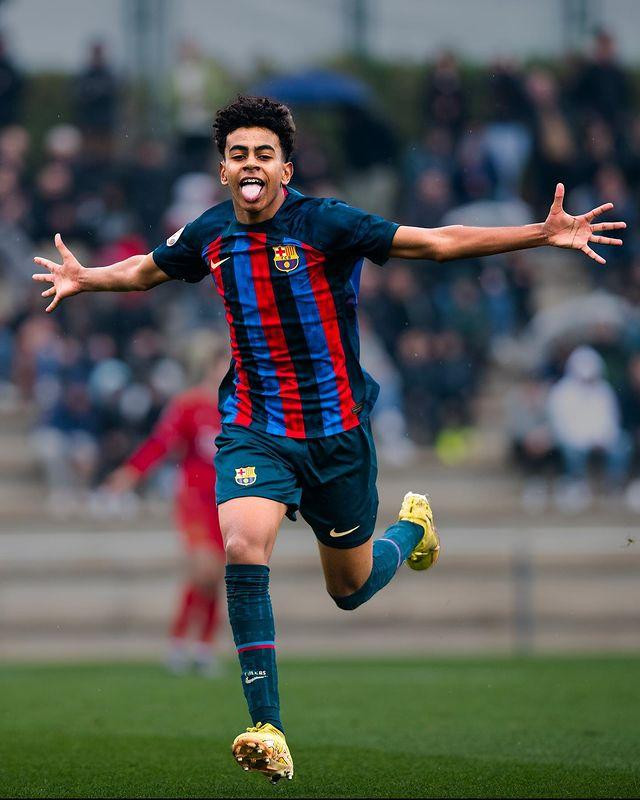 Lamine Yamal, la joya de 15 años del Barcelona. Foto: Instagram: @lamineyamal.