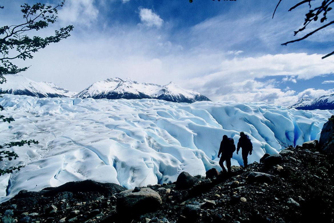 Derretimiento de glaciares; cambio climático. Foto: NA.