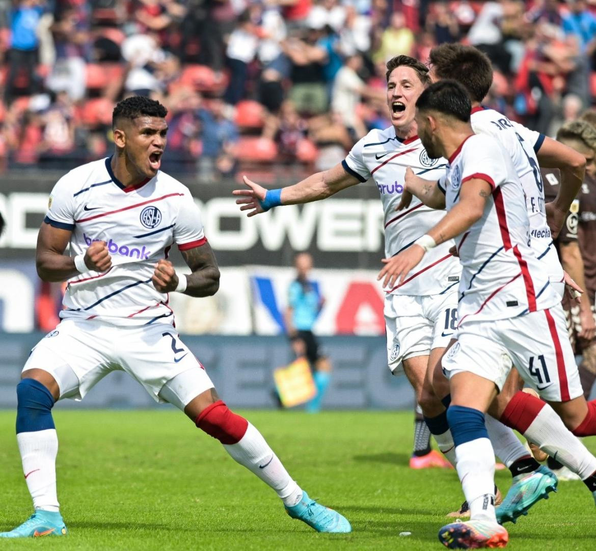 San Lorenzo venció por la mínima a Platense. Foto: Twitter @SanLorenzo.