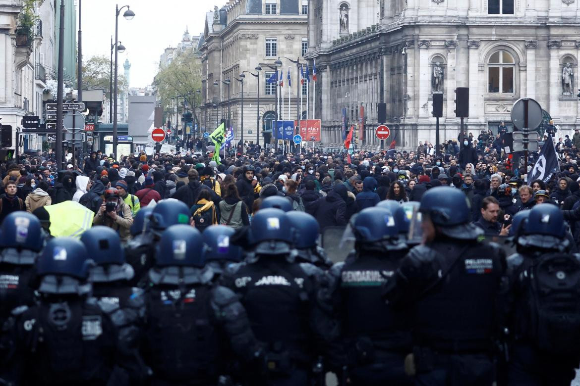 Manifestaciones en Francia,incidentes, Reuters