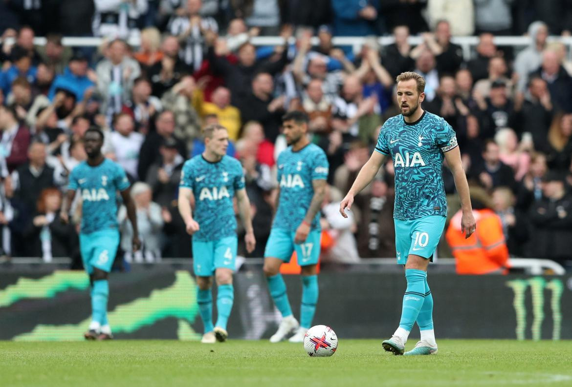 El Tottenham Hotspur perdió 6 a 1 ante Newcastle United. Foto: Reuters.
