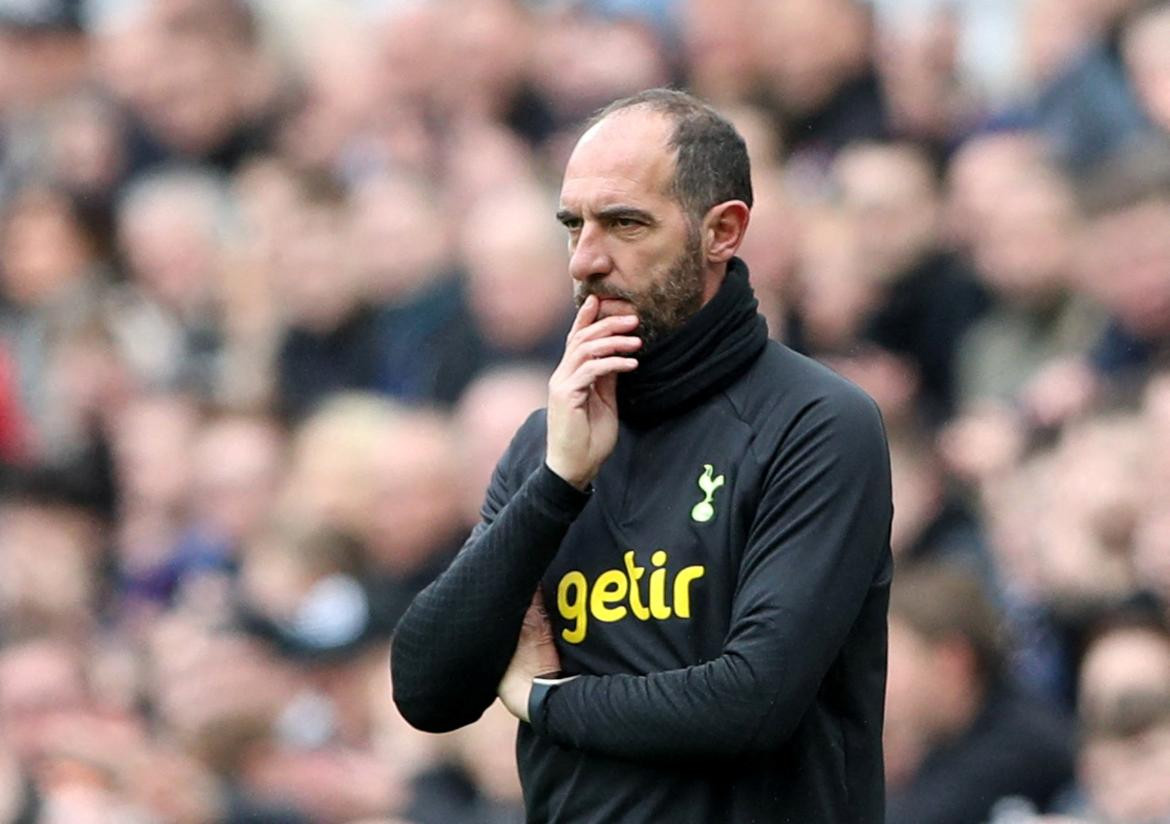 Cristian Stellini, el entrenador despedido del Tottenham Hotspur. Foto: Reuters.