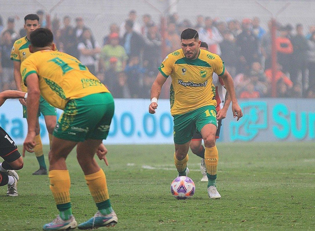 David Barbona; Barracas Central vs. Defensa y Justicia. Foto: Twitter @ClubDefensayJus.